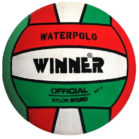 Vízilabda, 4-s méret, piros-fehér-zöld WINNER HUNGARY WP-4 - SportSarok