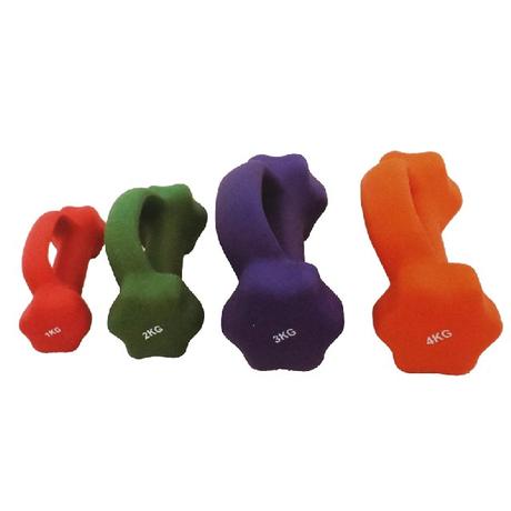 Kézisúlyzó fogantyúval 2×4 kg, neopren - SPARTAN - SportSarok