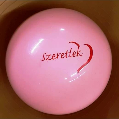 Labda PVC, rózsaszín, 260 mm PLASTO LOVE - SportSarok