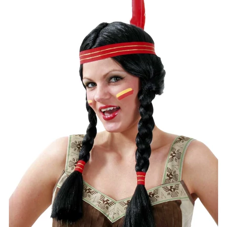 Indián lány paróka - CARNEVAL 35433 - SportSarok