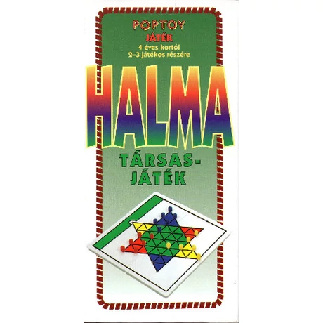 Halma társasjáték - POPTOY 100230 - SportSarok
