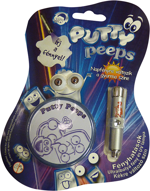 Putty Peeps gyurma 50 g - kékre váltó
