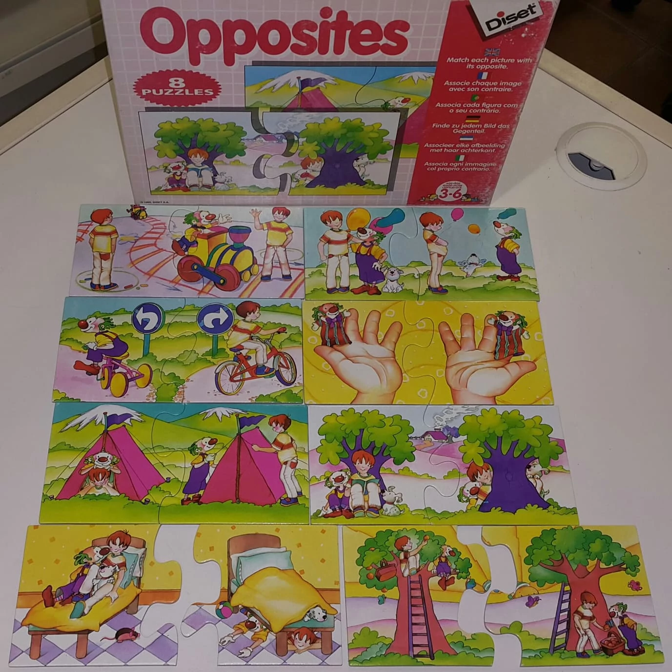 Párosító puzzle 8x2 db