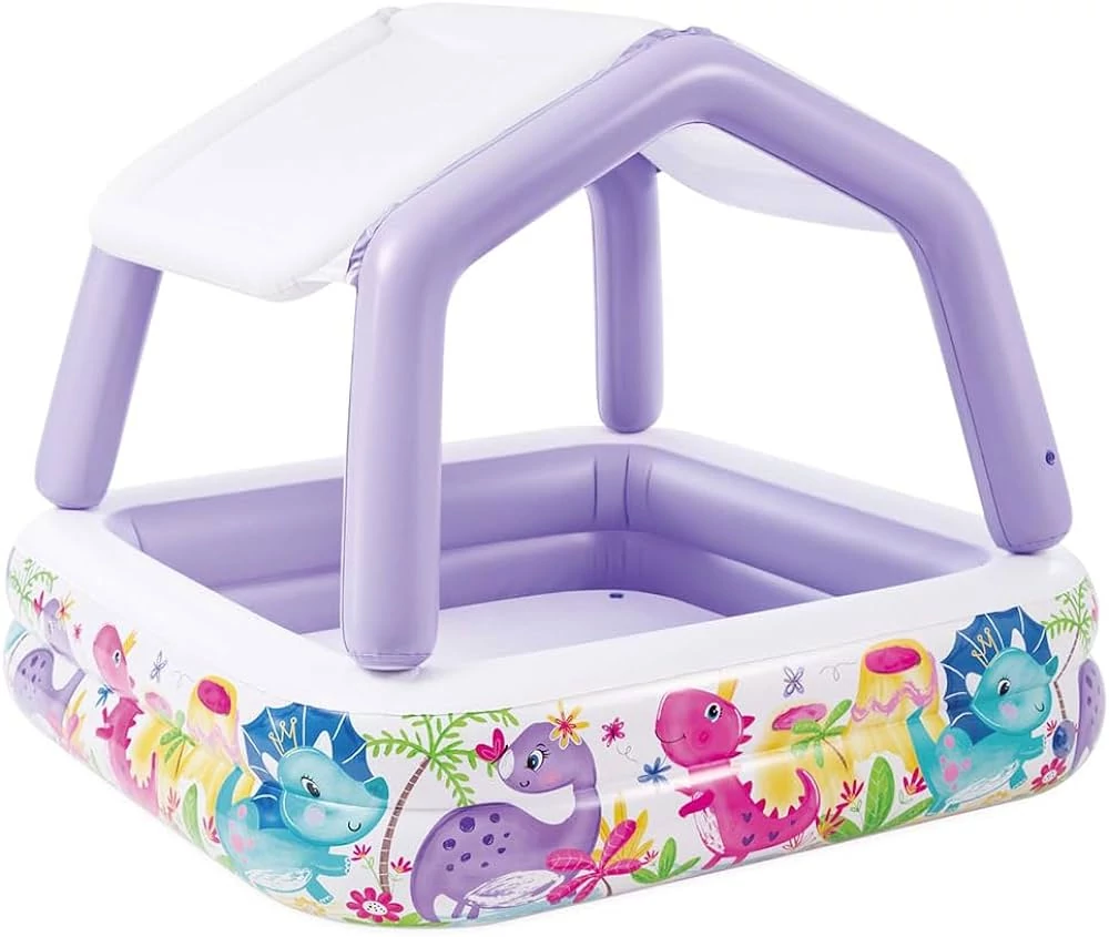 Napfénytetős medence lila INTEX 57470