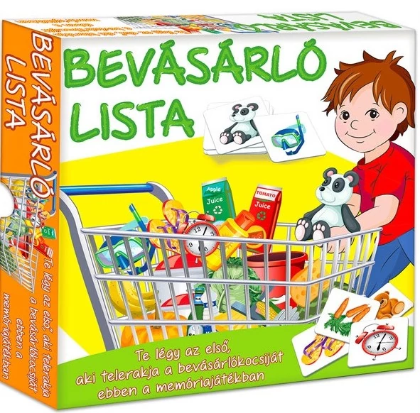 Bevásárló lista memóriajáték 641