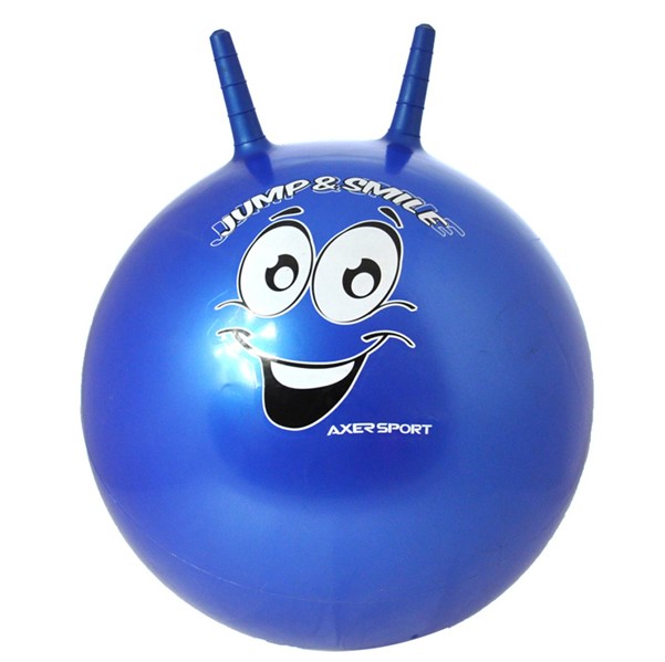 Ugráló (kenguru) labda, 65 cm AXER BLUE