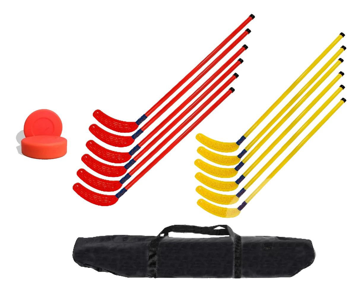 Floorball szett 14 részes, 105/115, hordozó táskával S-SPORT