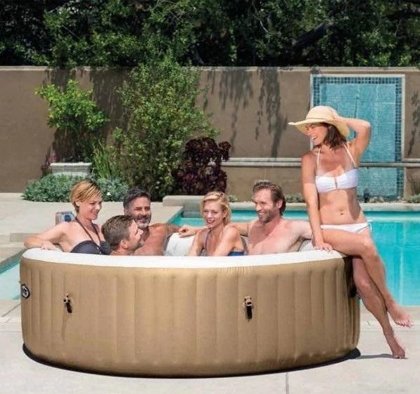 Masszázsmedence, 6 személyes Mobil Jacuzzi PureSpa Bubble by INTEX 28408