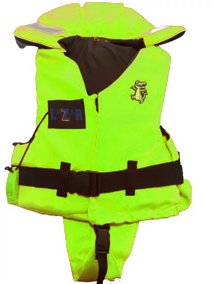 Mentőmellény, gyerek 0-15 kg, neonzöld - S-SPORT