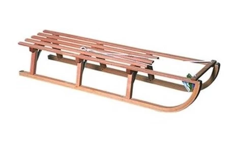 Szánkó, fa, háromszemélyes (125 cm) S-SPORT CLASSIC