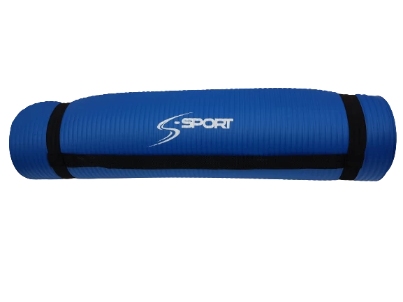 S-SPORT Jóga szőnyeg / fitnesz szőnyeg, vastag, kék