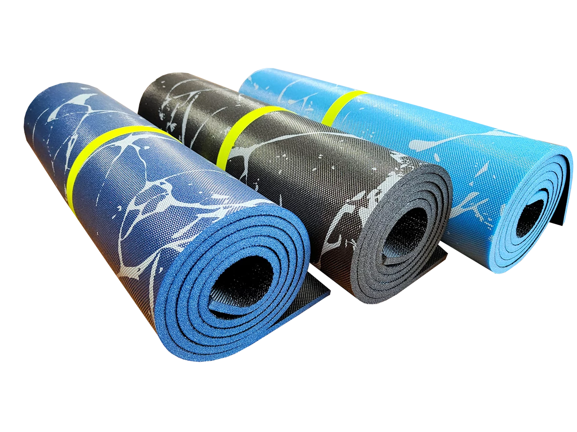 Polifoam kempingmatrac, 10 mm-s, egyrétegű, sötétkék S-SPORT