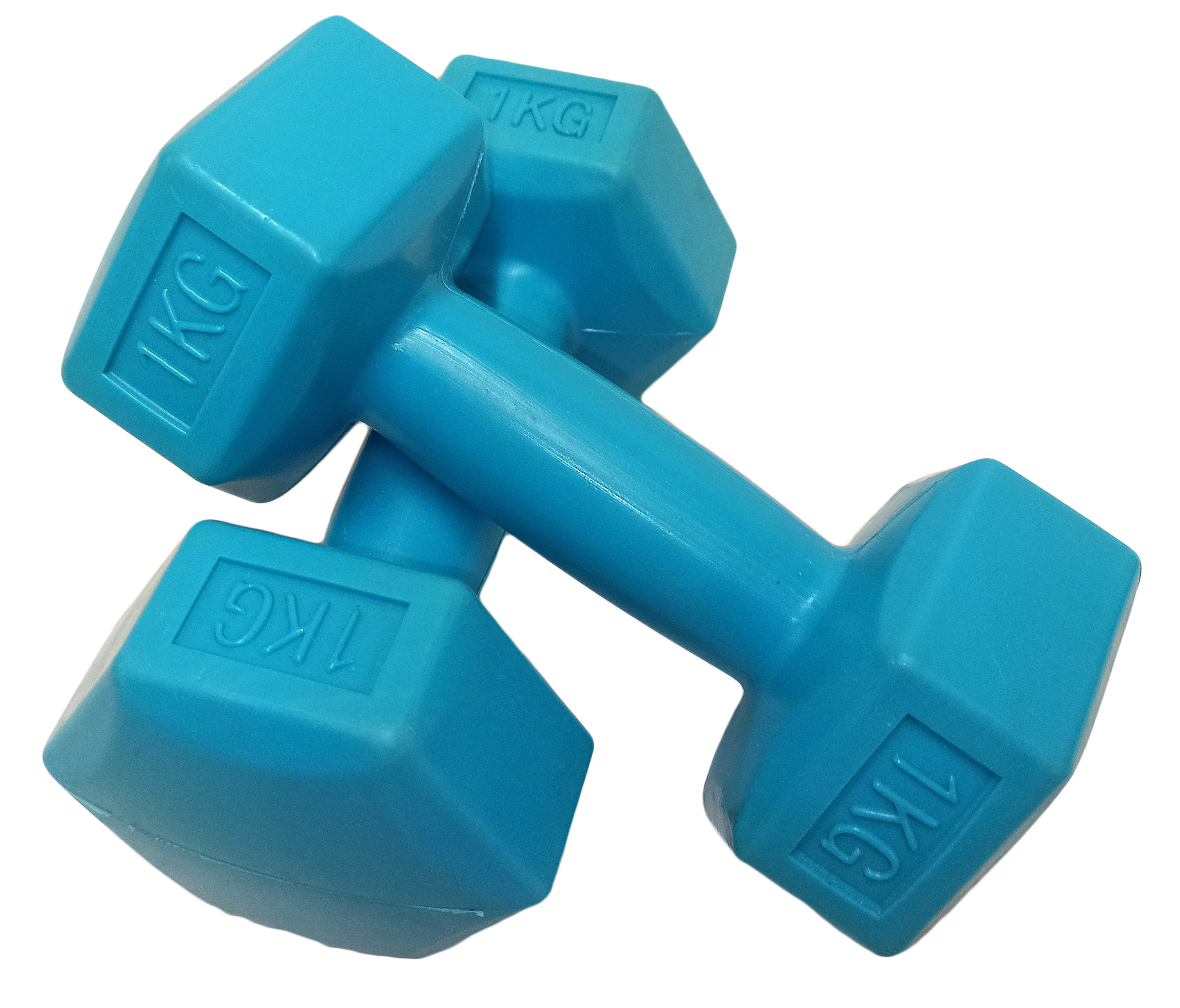 S-SPORT PVC kézisúlyzó, hatszögletű 2x1 kg