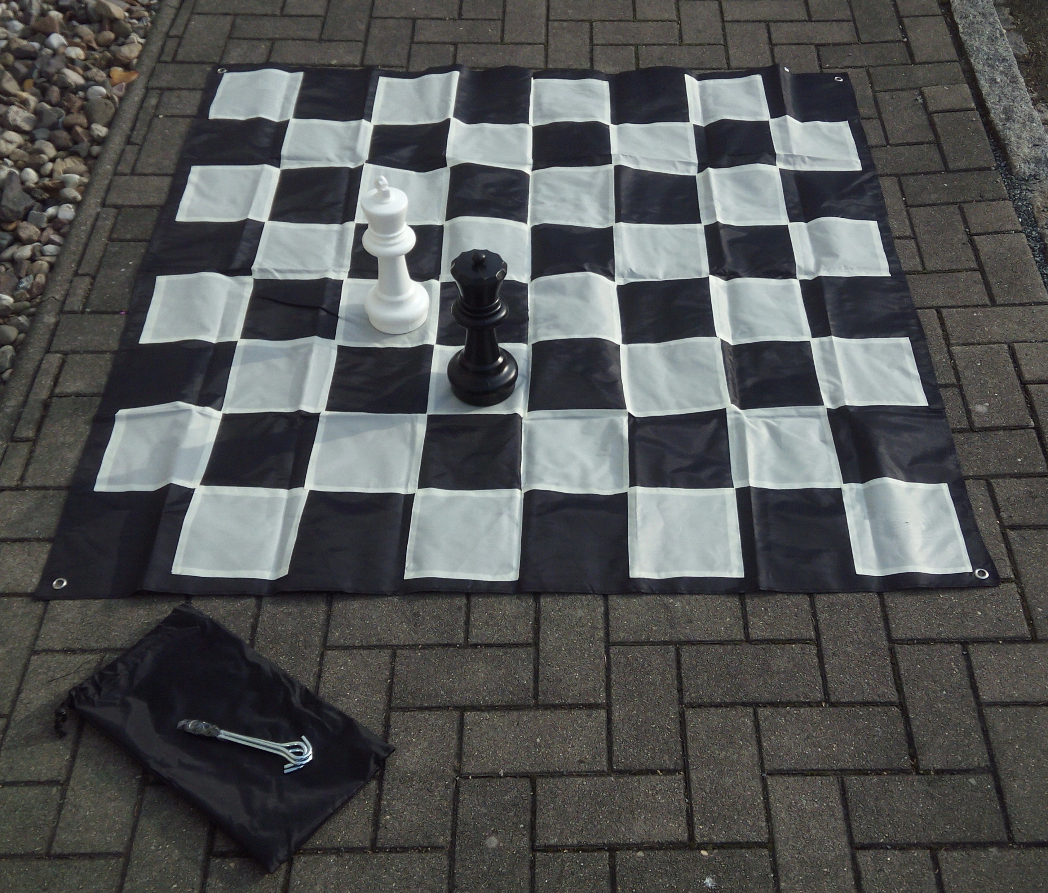 Kültéri sakktábla, nylon, 168x168 cm CHESSMASTER