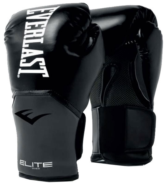 Everlast Bokszkesztyű 10 unciás, Fekete - Elite Training Gloves