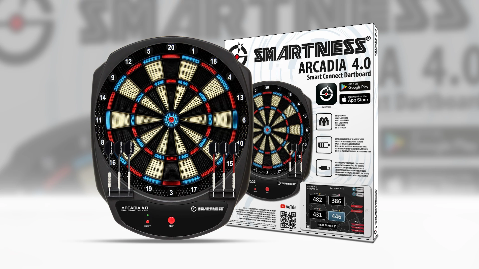 Elektromos darts SMARTNESS ARCADIA 4.0