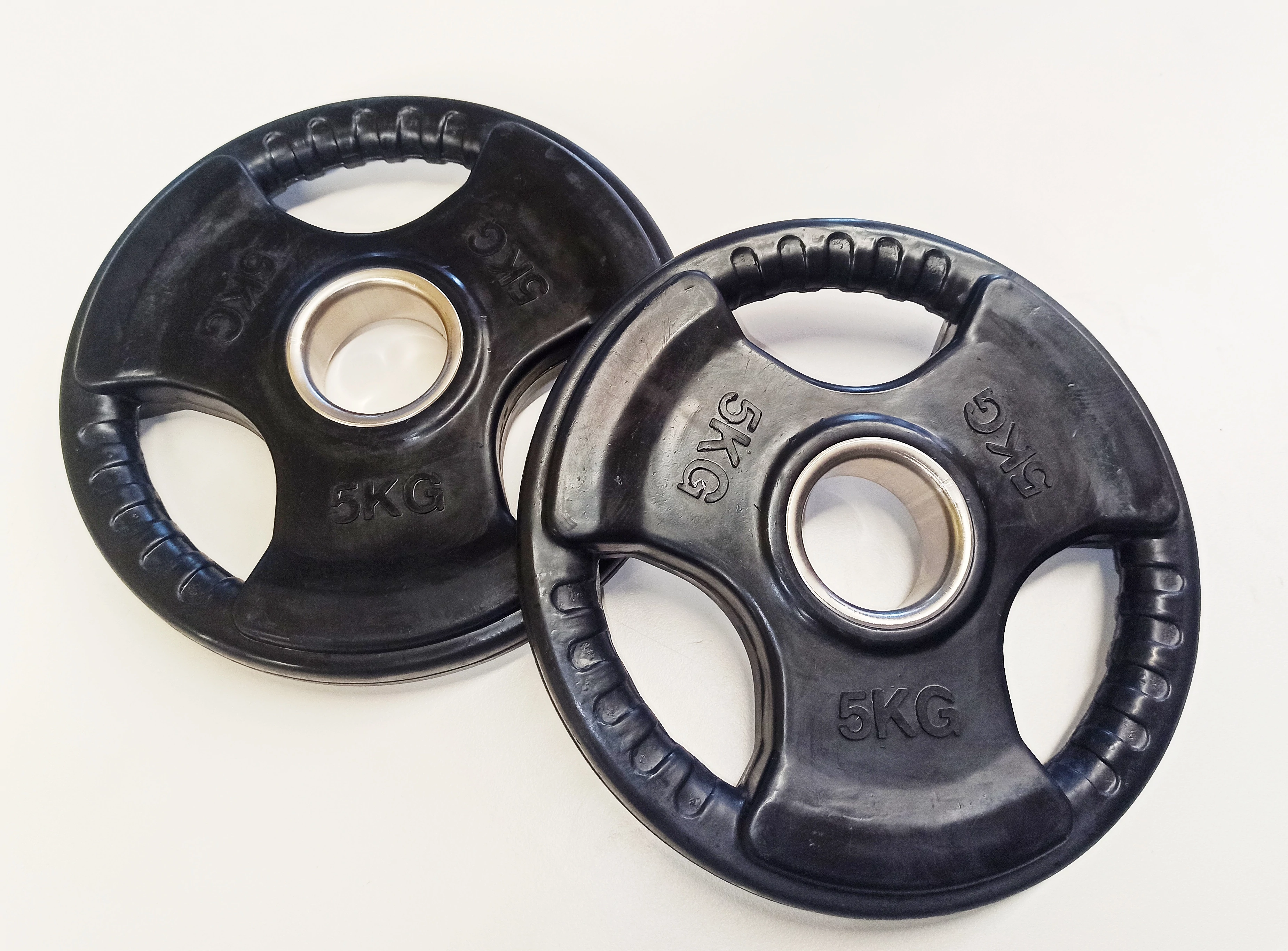 Gumírozott súlytárcsa, 51 mm-s - 2x5 kg S-SPORT