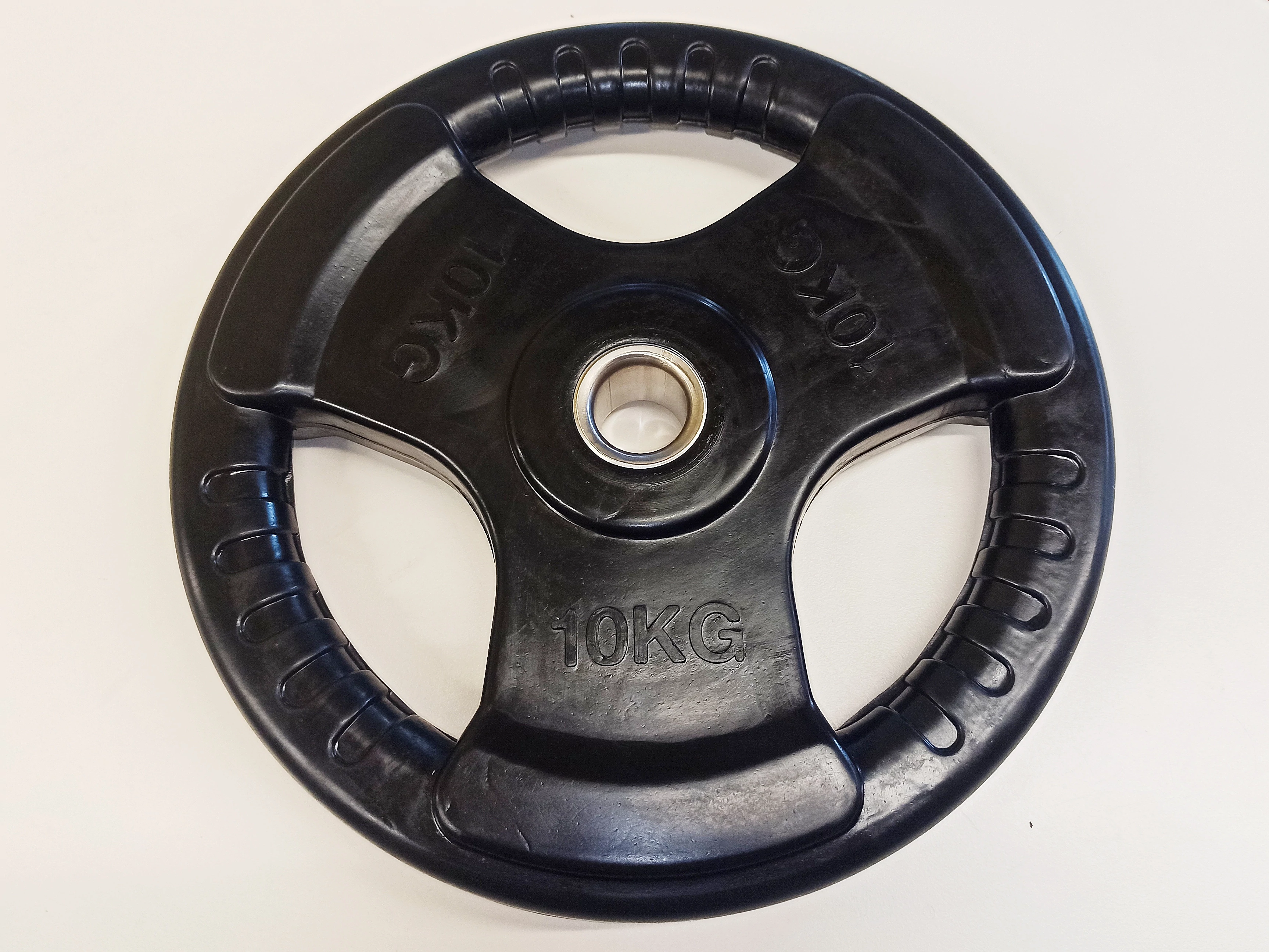 Súlytárcsa, 31 mm, gumírozott, 10 kg S-SPORT