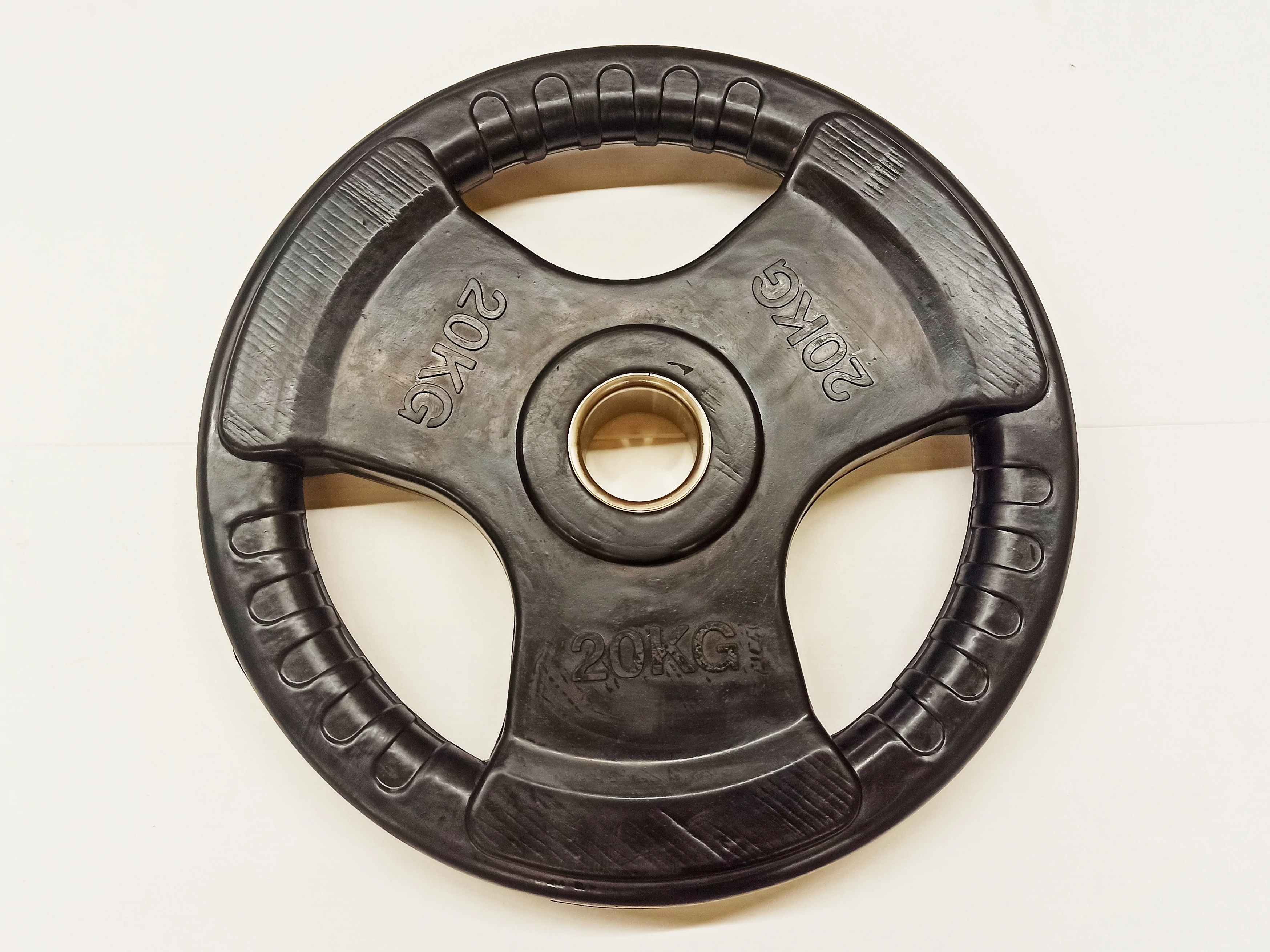 Súlytárcsa, 31 mm, gumírozott  - 20 kg