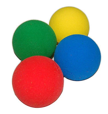 Szivacskézilabda, ultrakönnyű, 12 cm, sárga S-SPORT 
