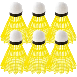 Tollaslabda készlet, 6 db-s, műanyag TREMBLAY YELLOW