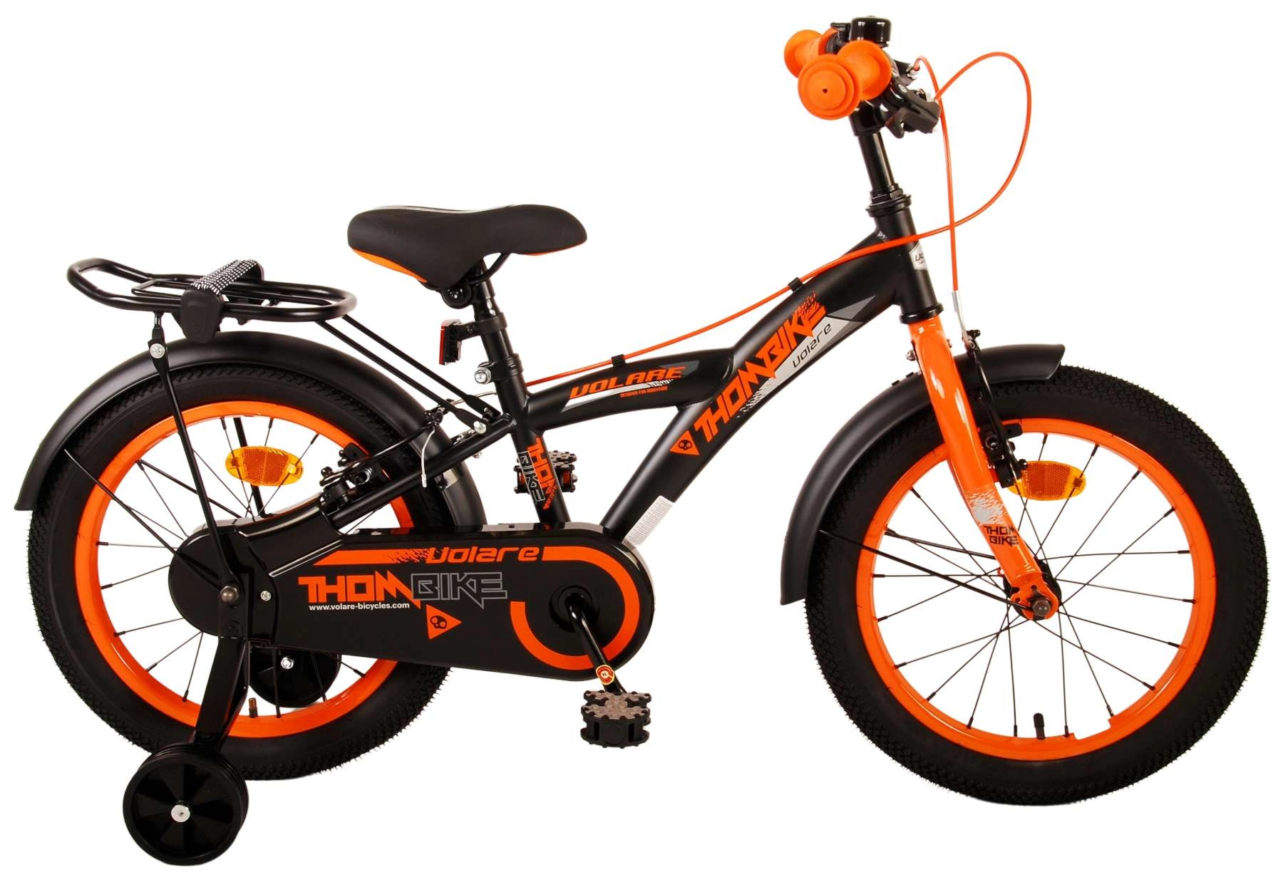 Volare Sportivo narancssárga gyerek bicikli, 16 colos, két fékrendszeres