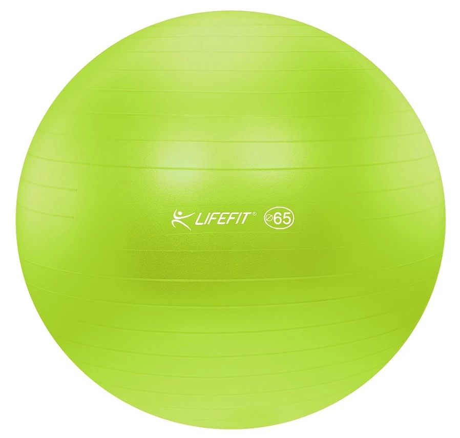 Gimnasztikai labda, zöld, 65 cm LIFEFIT