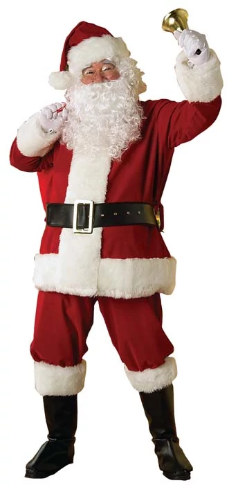 Télapó (mikulás) ruha CHRISTMAS DELUXE  - Jelmez szett