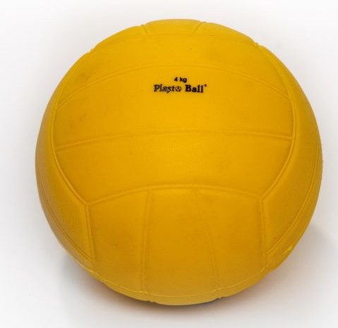 Súlylökő golyó, tornatermi - 4 kg PLASTO