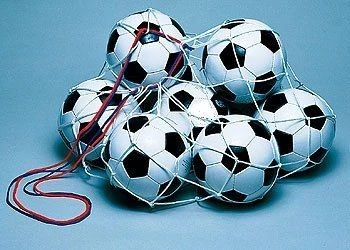 Labdatartó háló, 20 db-os, fehér S-SPORT