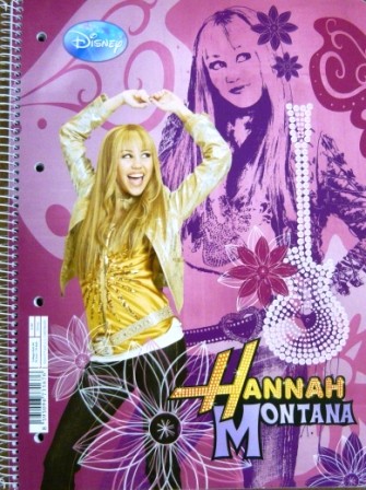 Hannah Montana spirálfüzet A/4 - vonalas