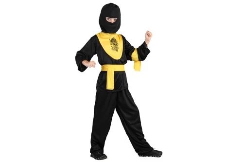 Fekete sárkány ninja jelmez  