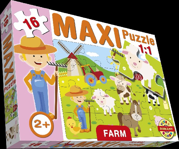 Maxi puzzle 16 db-os - 640 FARM